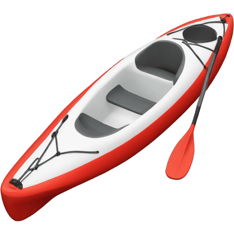 Kayak red top view emoji