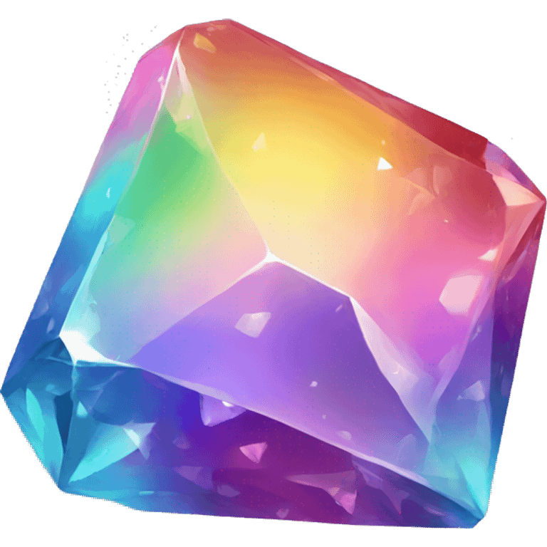 Rainbow gem emoji