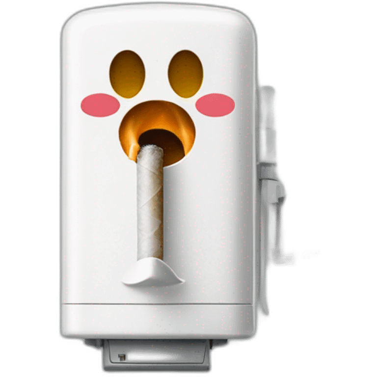 Toshiba smoking civarettes emoji