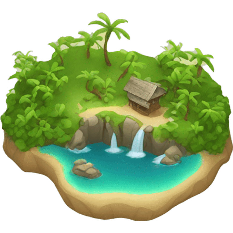 help on island sign emoji