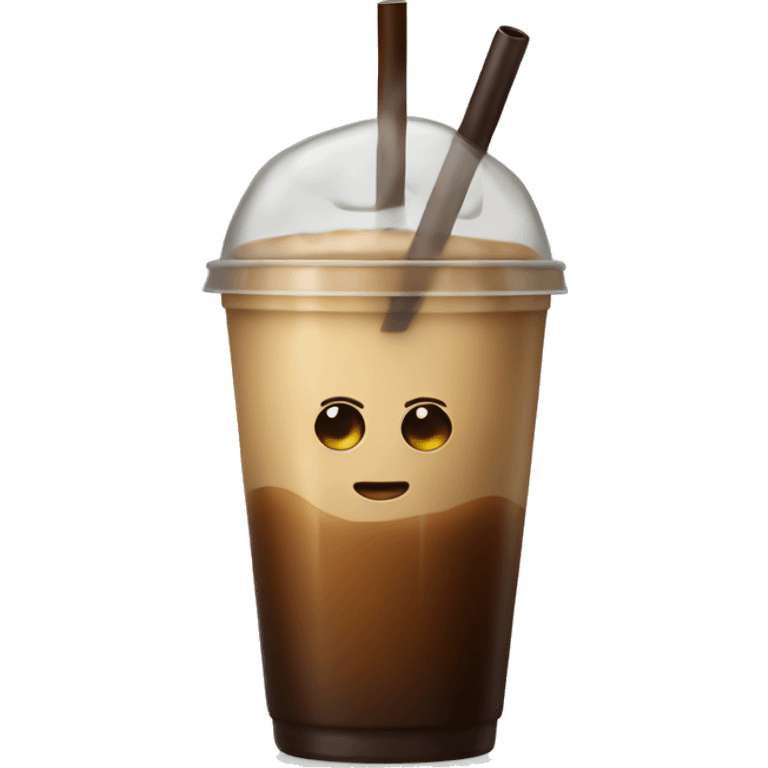 Iced coffee emoji