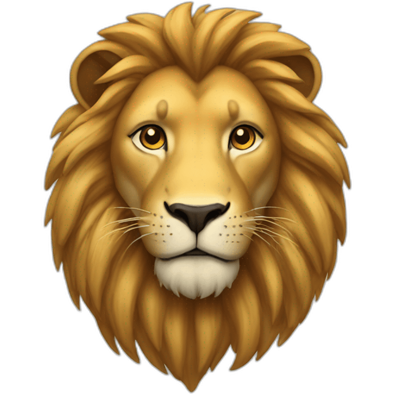 Un lion emoji