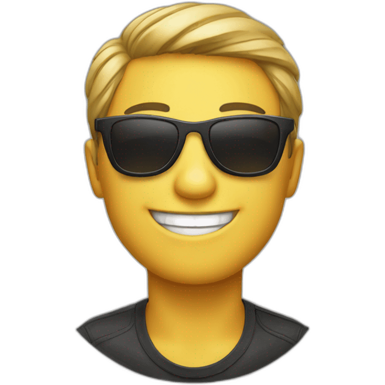 Smiling face with sunglasses emoji