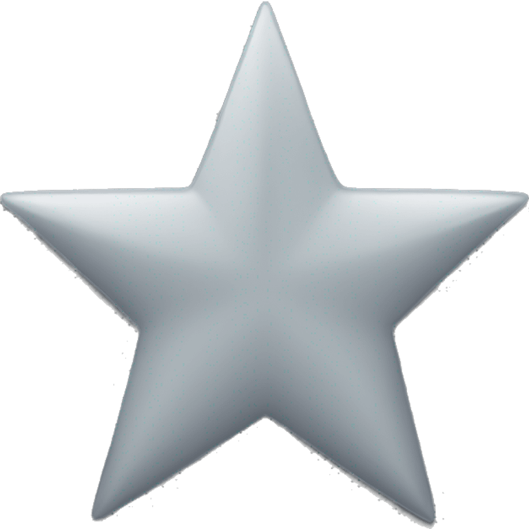 Grey star emoji