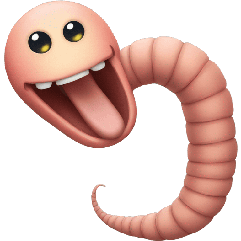 worm emoji