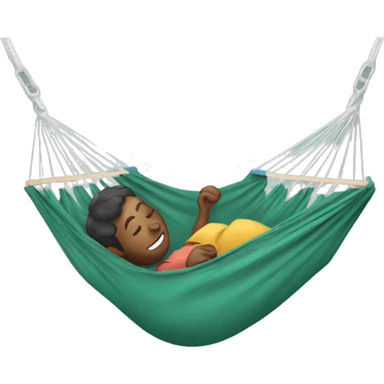 a person id a hammock emoji