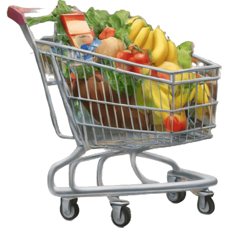 full grocery cart emoji