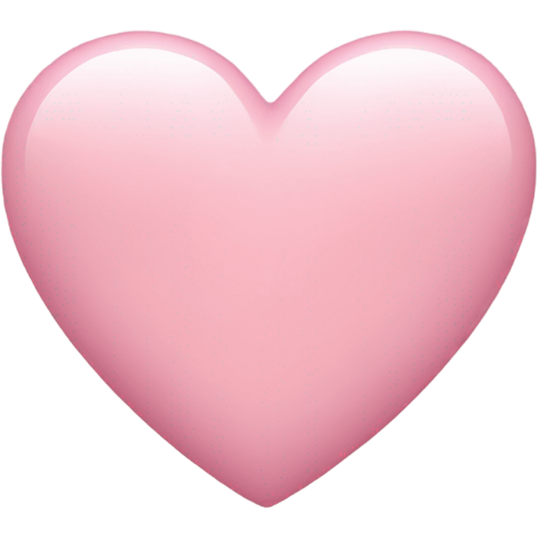 Light pink heart emoji