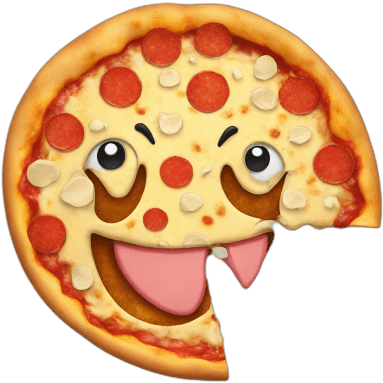 pizza smile emoji