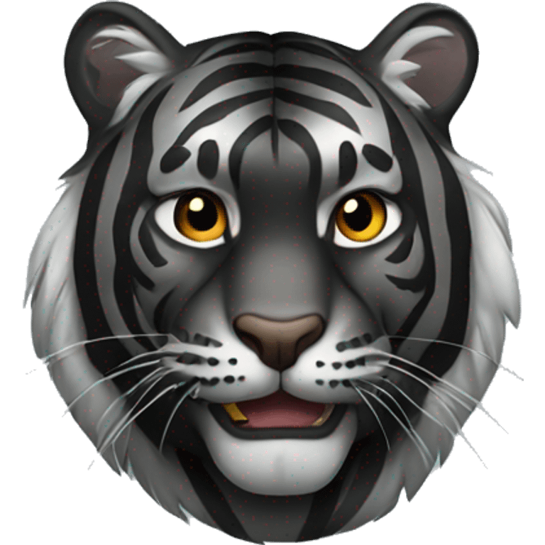 black tiger emoji