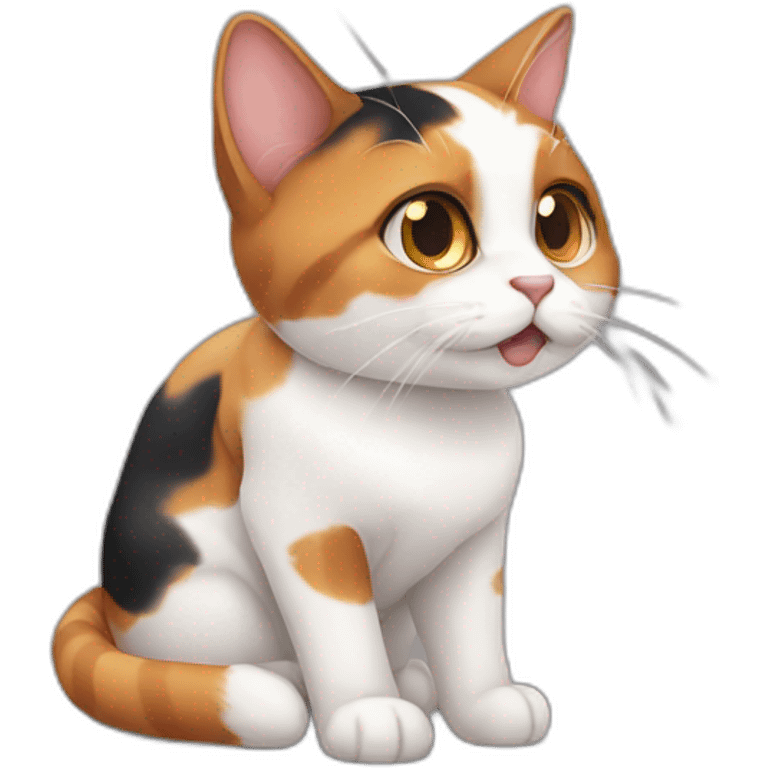 calico cat emoji