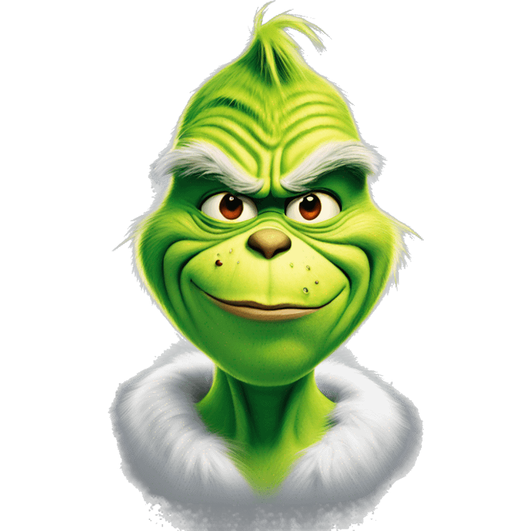 The grinch ￼ emoji