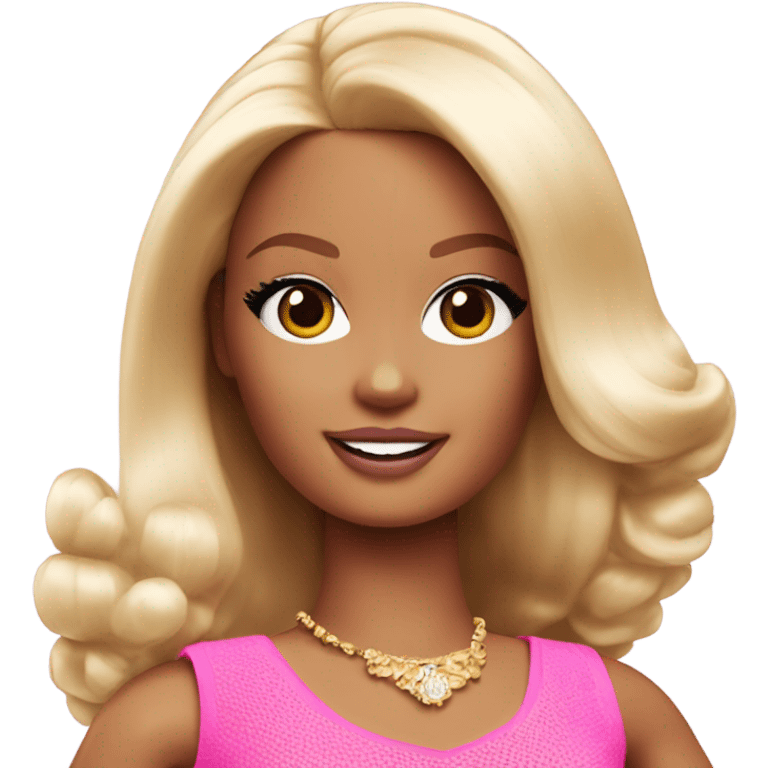 Barbie doll emoji