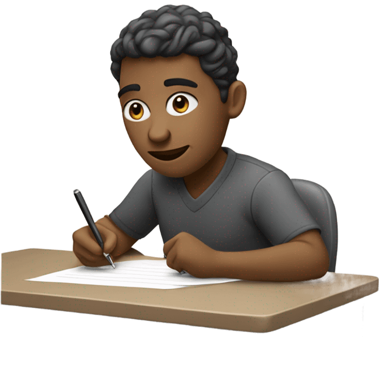 writing down a note emoji