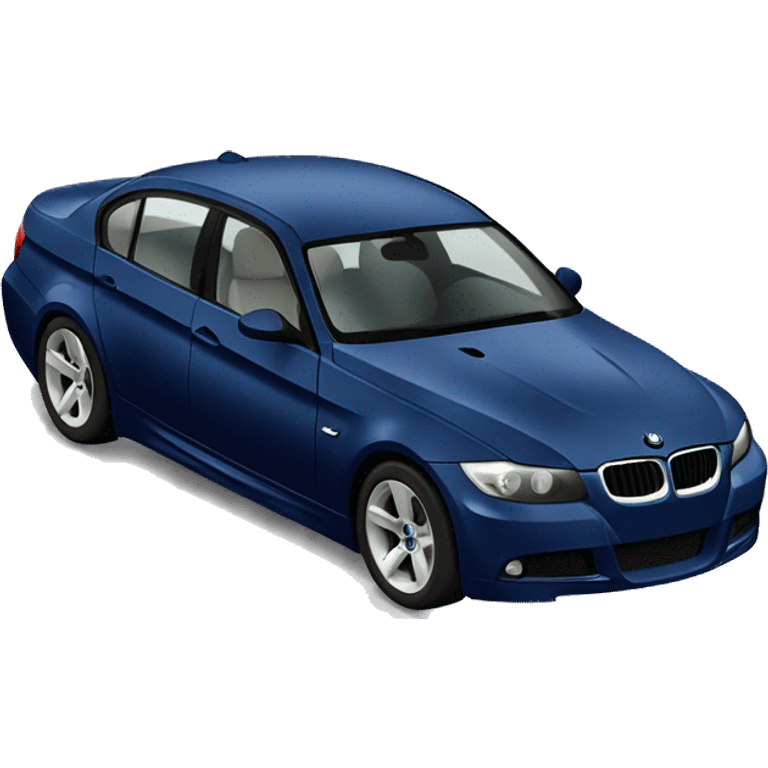 BMW e90 series dark blue emoji