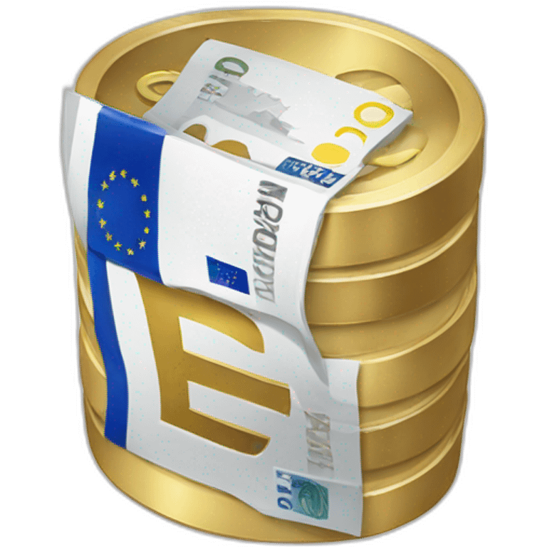 Billet euros emoji