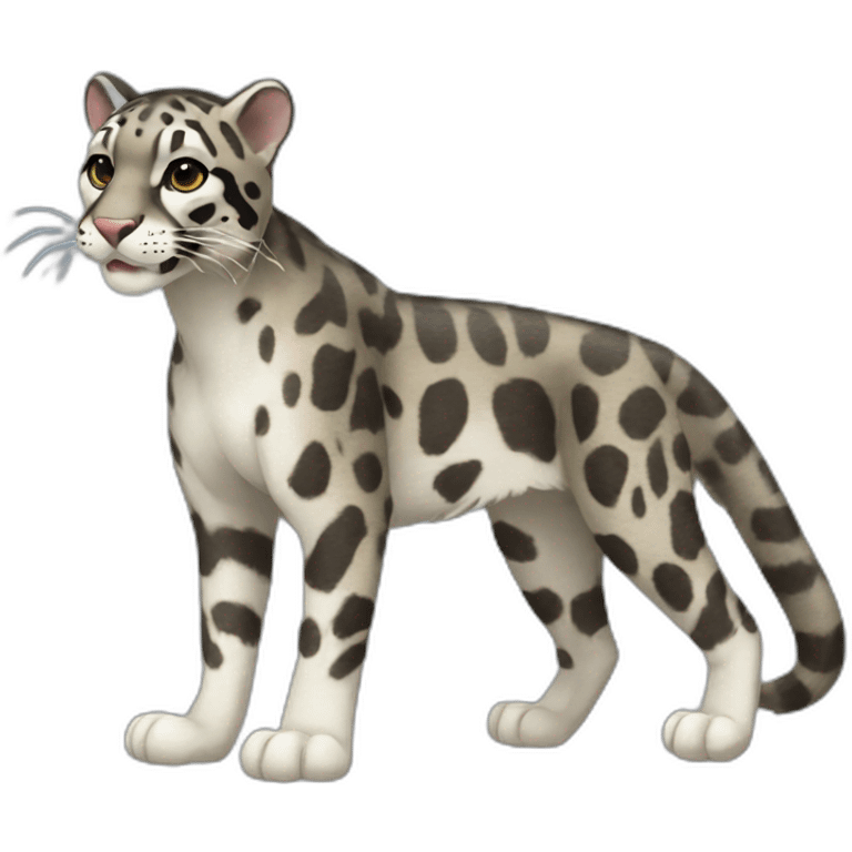 Clouded Leopard Full Body emoji