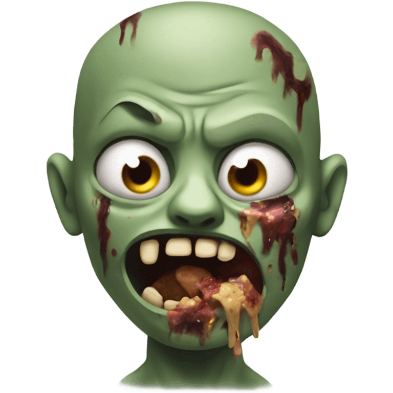 Zombie qui mange emoji