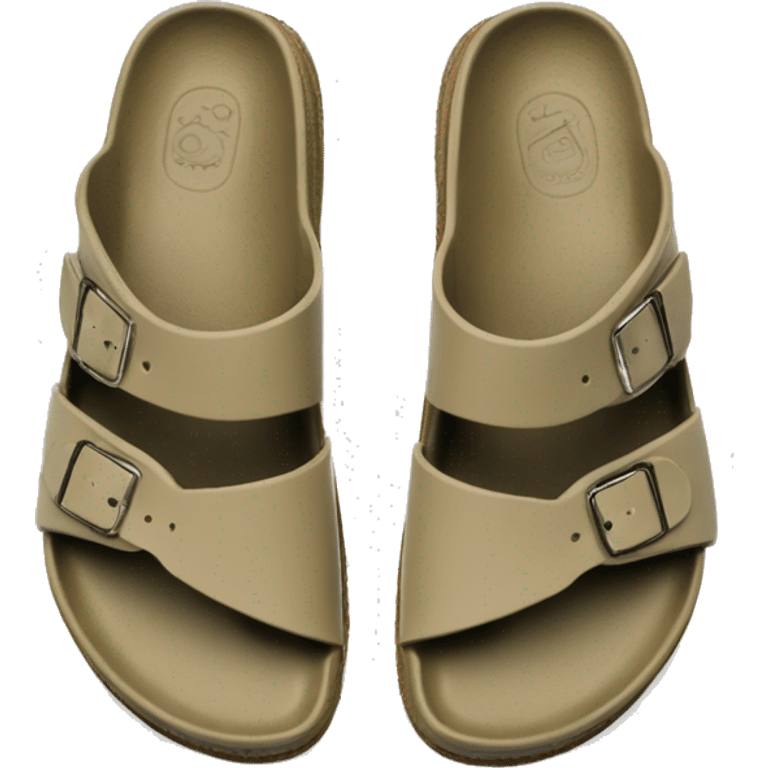 Birken stock Boston clog khaki beige color emoji