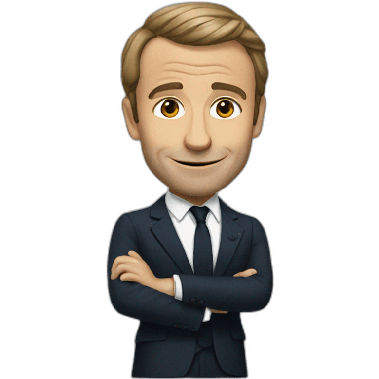 Macron streapteaser emoji