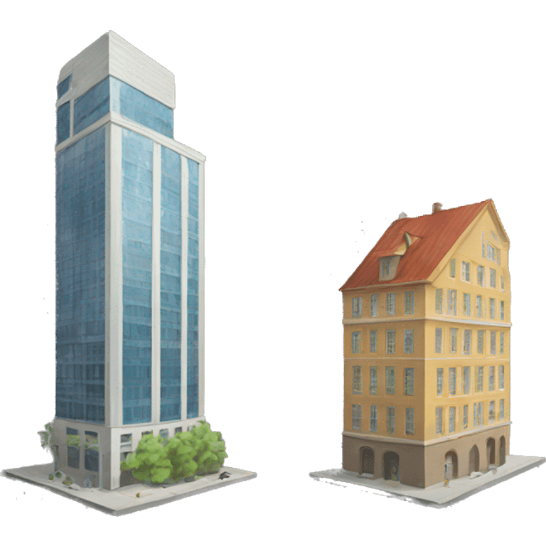 two buildings emoji