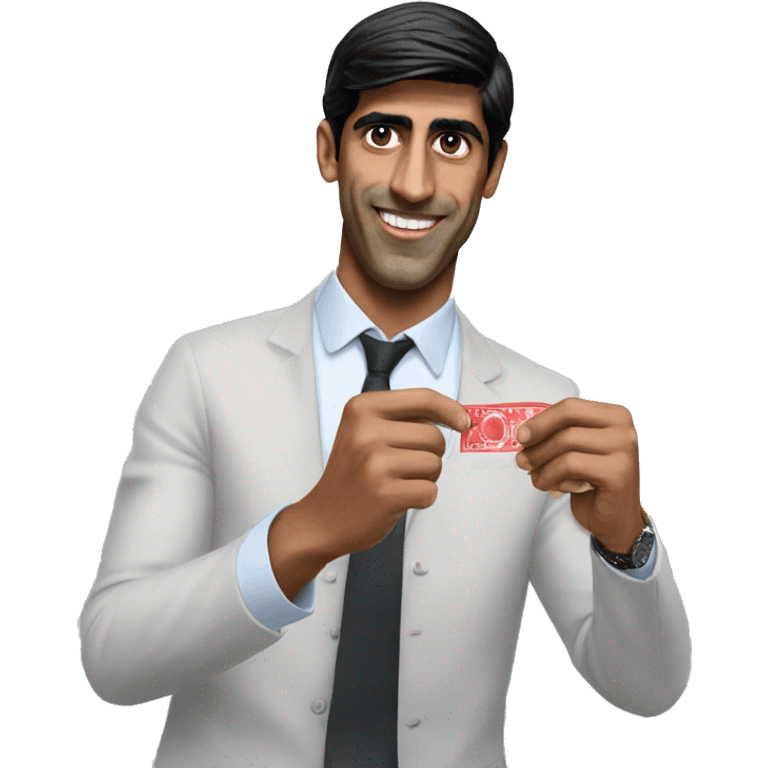 rishi sunak placing a bet emoji