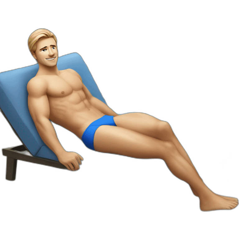 sexy-pose-soft-fit-caucasian-male-blue-bikini-(beach-body)-couch-realistic emoji