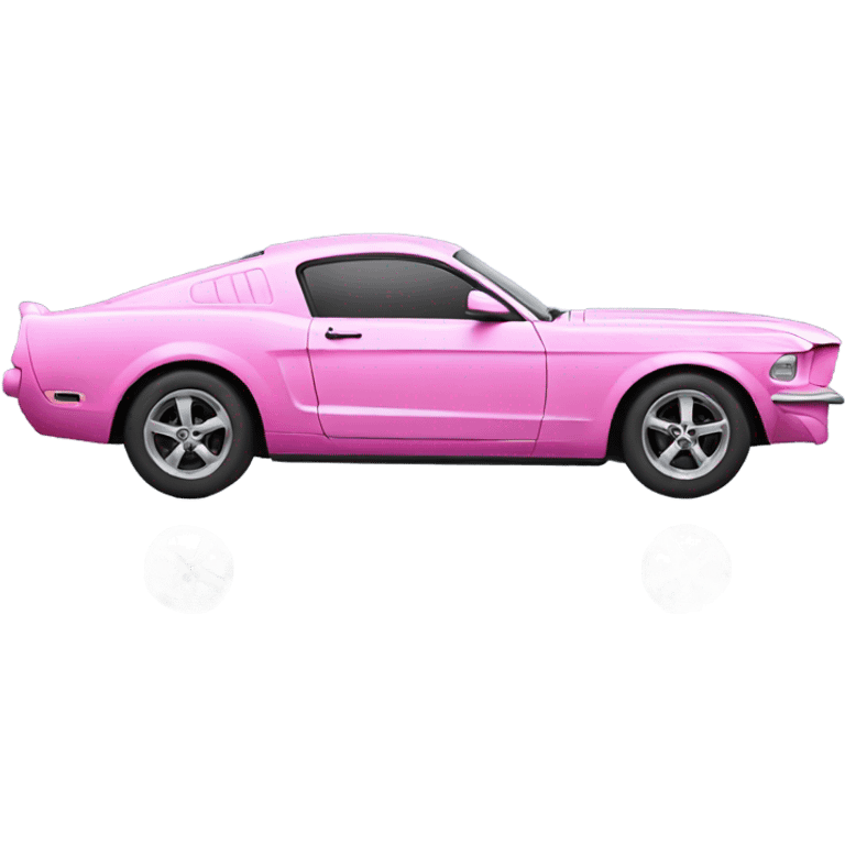 pink mustang  emoji