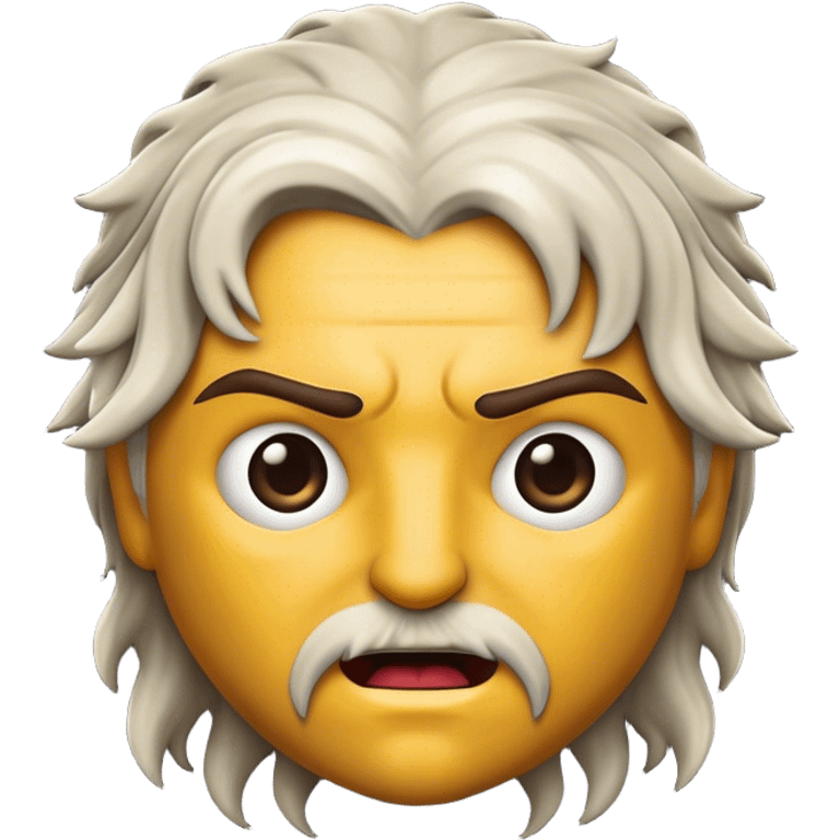 Cinematic Realistic Game of Thrones Pop Culture Emoji, featuring a dramatic, epic portrayal inspired by the fantasy series rendered with rich textures and cinematic lighting. emoji