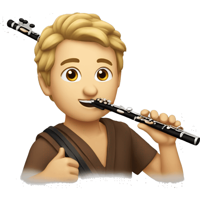 Just a Classical flute  emoji