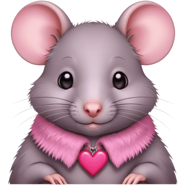 Valentine’s Day rat emoji