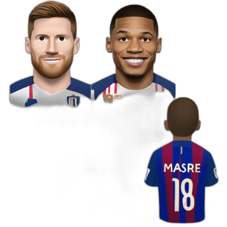 Mbappé sur messi emoji