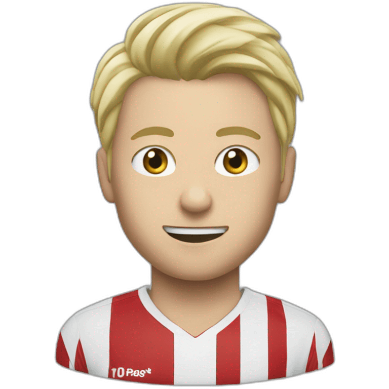 psv player kicking blonde emoji