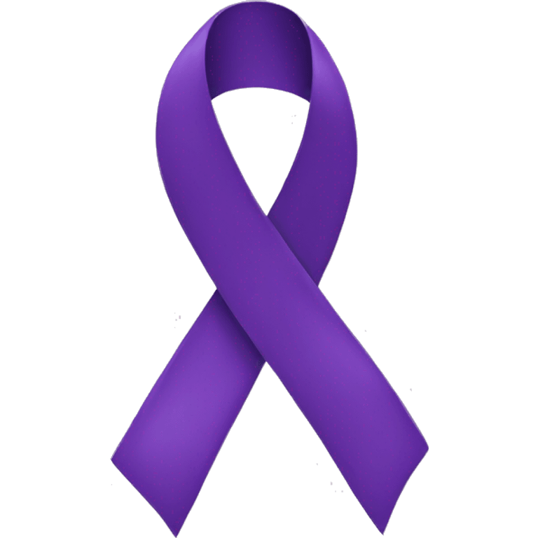 purple ribbon emoji