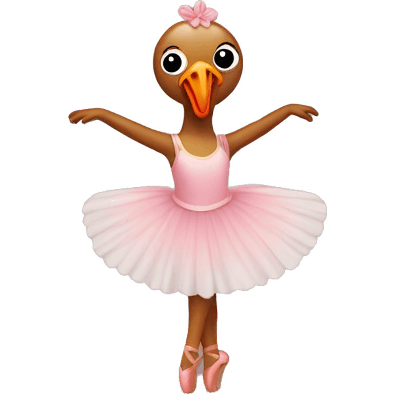 cute ballerina Turkey emoji