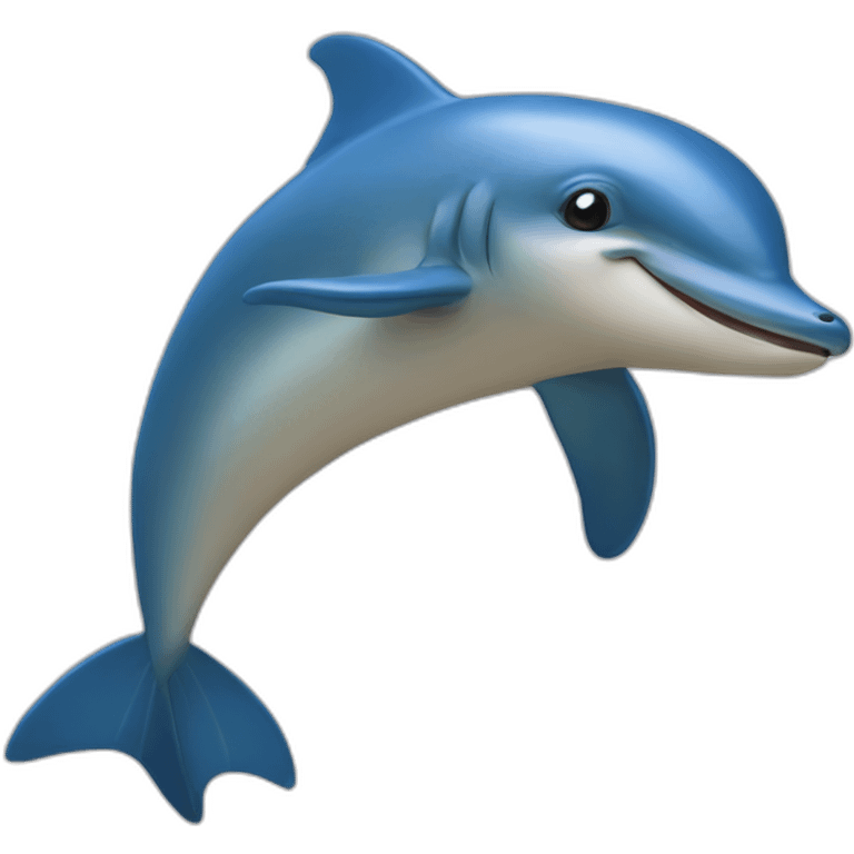 Dauphin bleu emoji