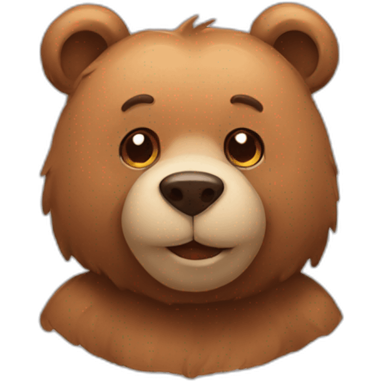 Loved bear emoji