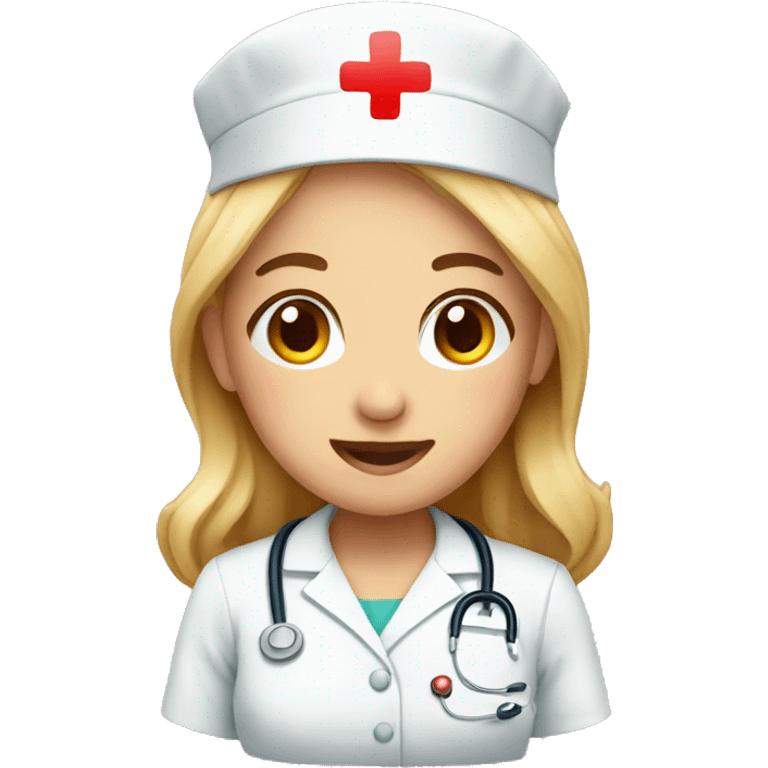 Cute nurse emoji emoji