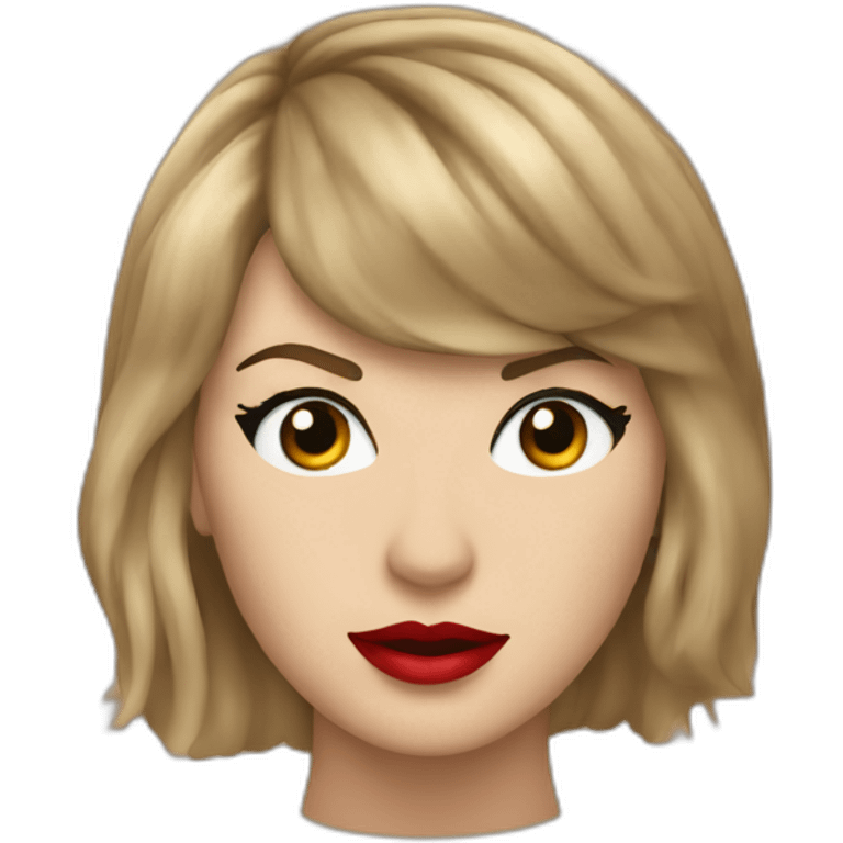 taylor swift with air pollution emoji