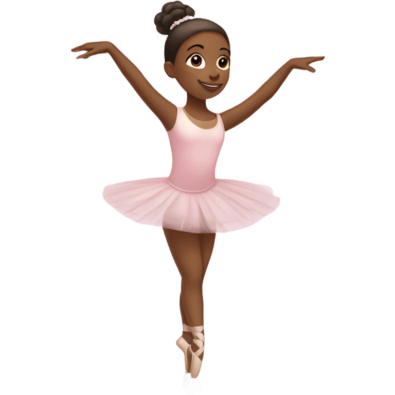 a girl doing ballet emoji