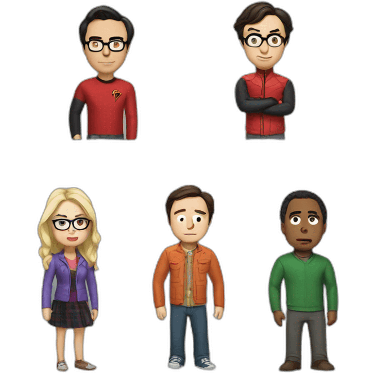 The Big bang theory emoji