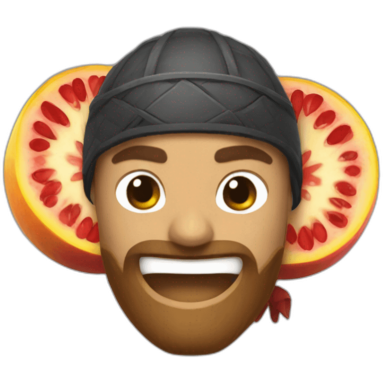 fruit ninja warrior emoji