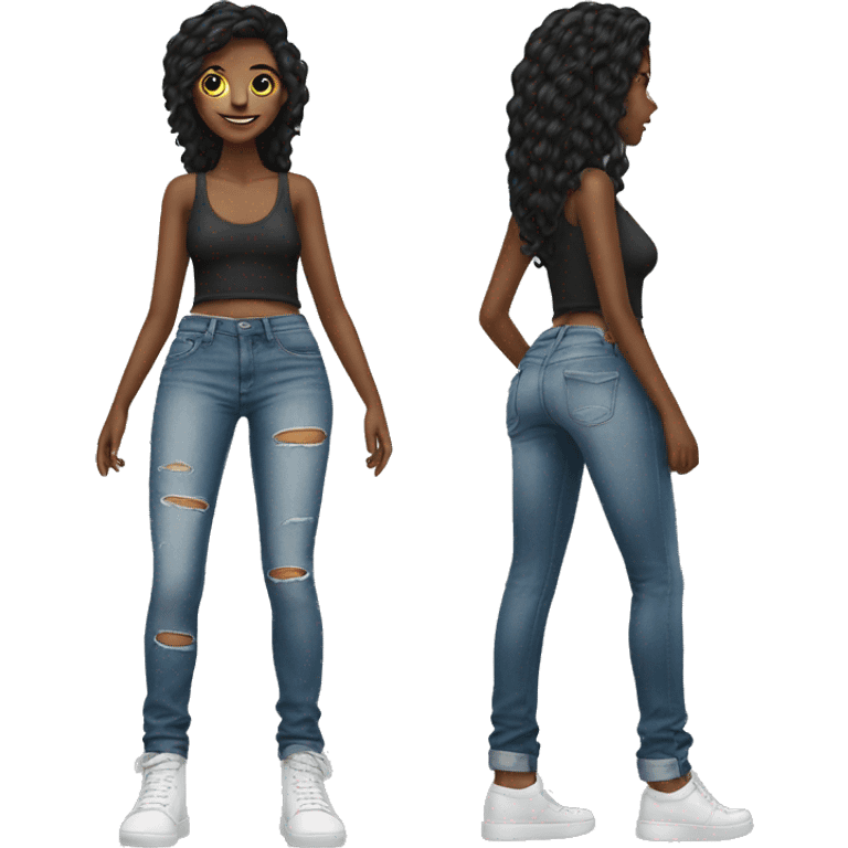 Amiri jeans women emoji