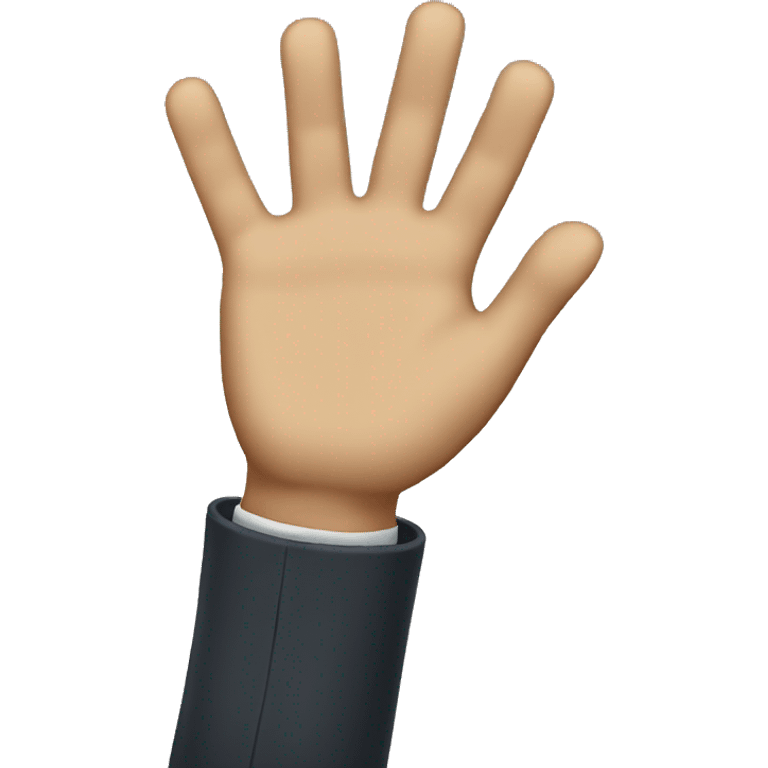 talk to the hand emoji