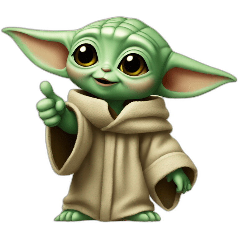 baby yoda thumbs up emoji