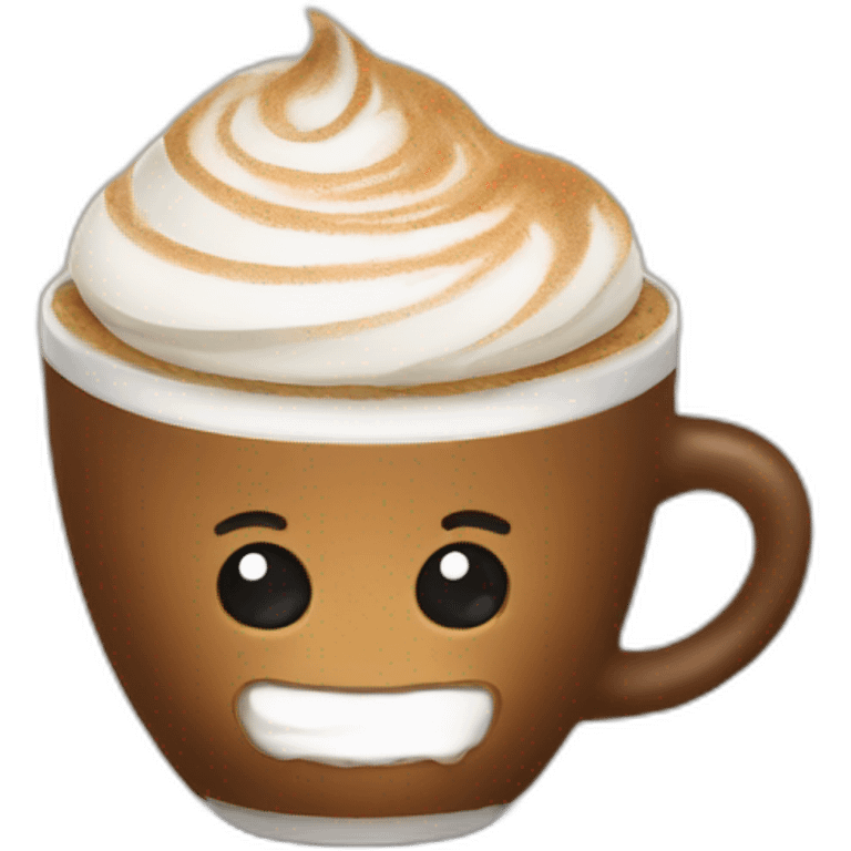 Barista capuccino emoji