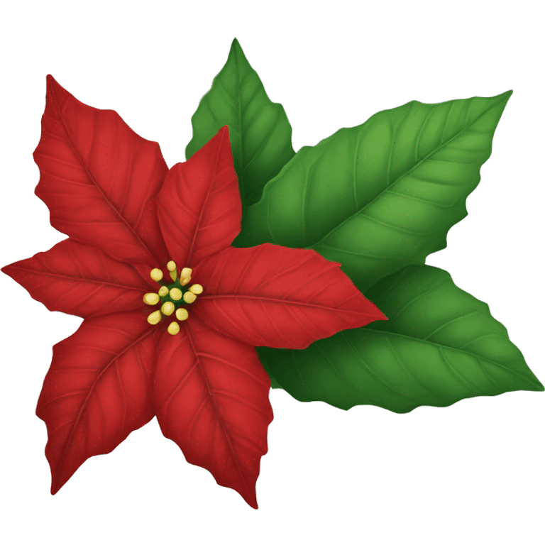 Red Poinsettia emoji