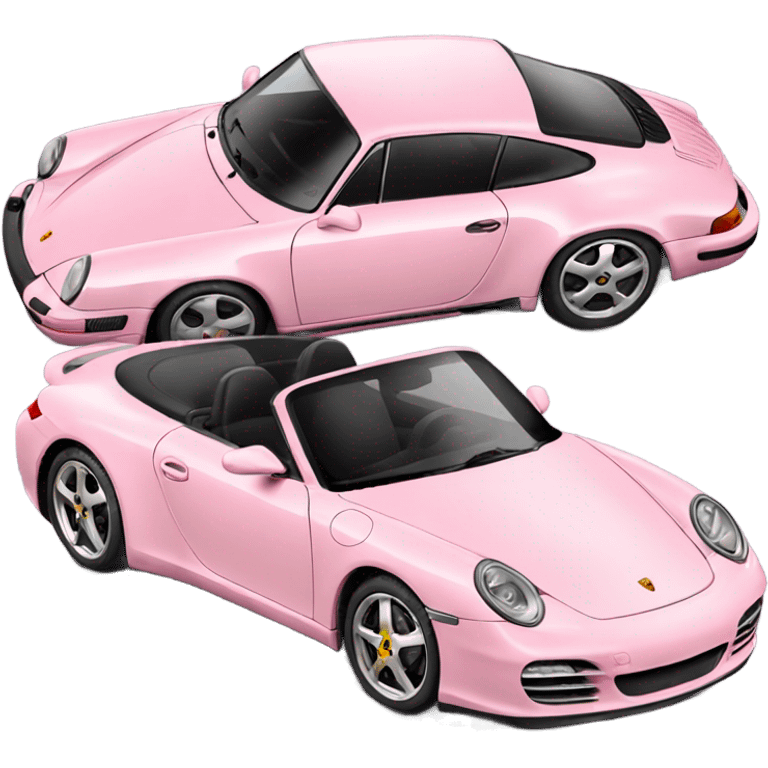 Light pink Porsche  emoji