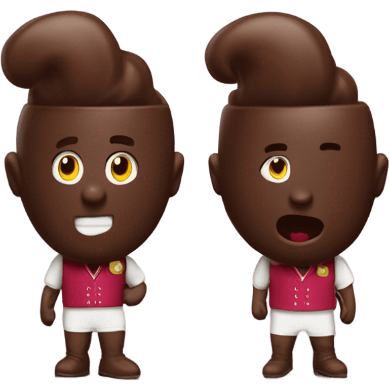 FRAMBUESA CUBIERTA DE CHOCOLATE emoji