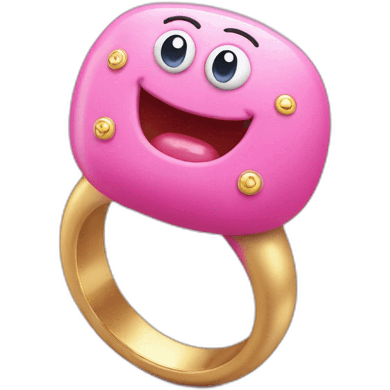 Mr blobby ate my ring emoji